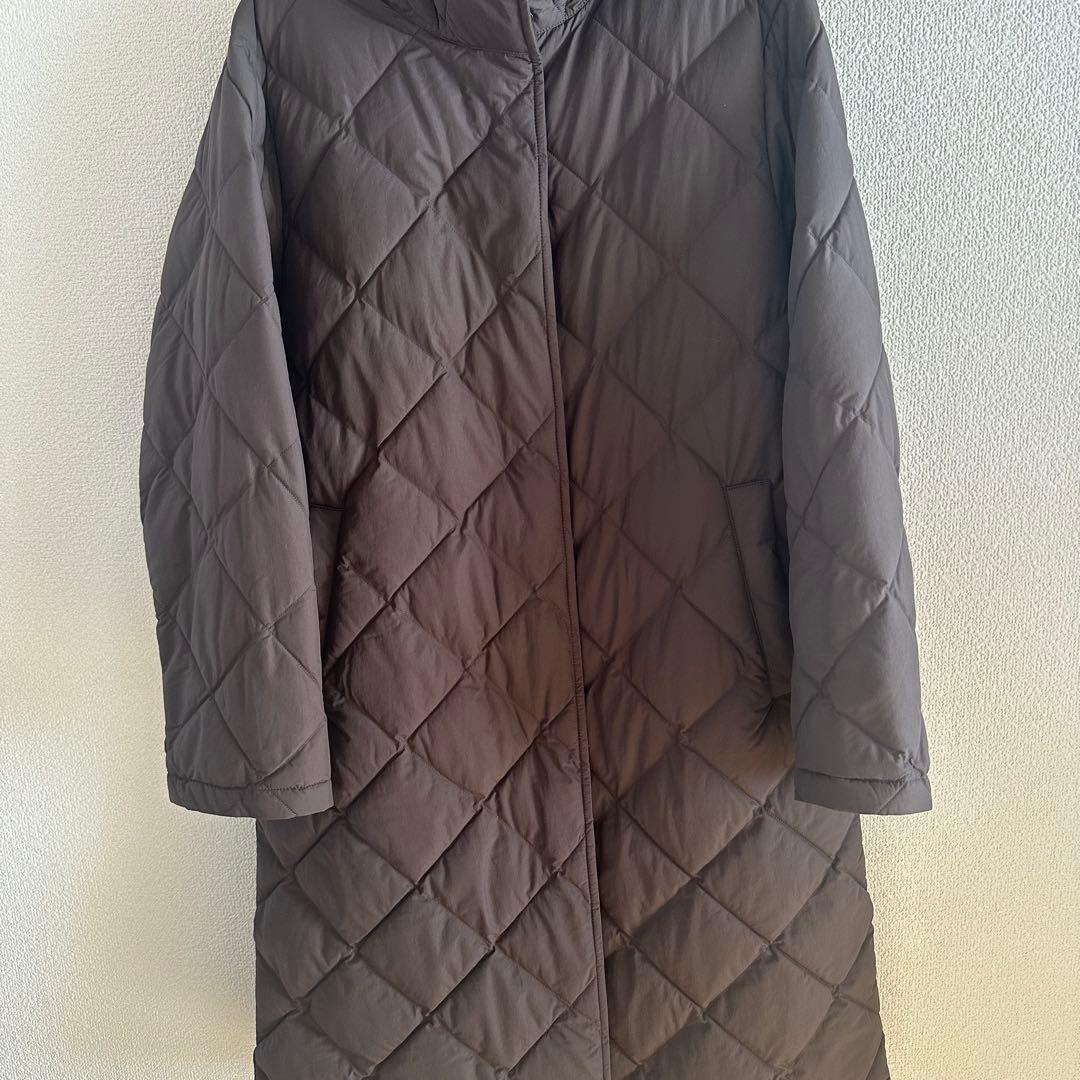 UNIQLO パフテックロングコートリラックスフィット Sサイズ ダークブラウン