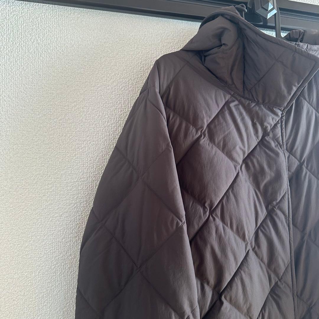 UNIQLO パフテックロングコートリラックスフィット Sサイズ ダークブラウン
