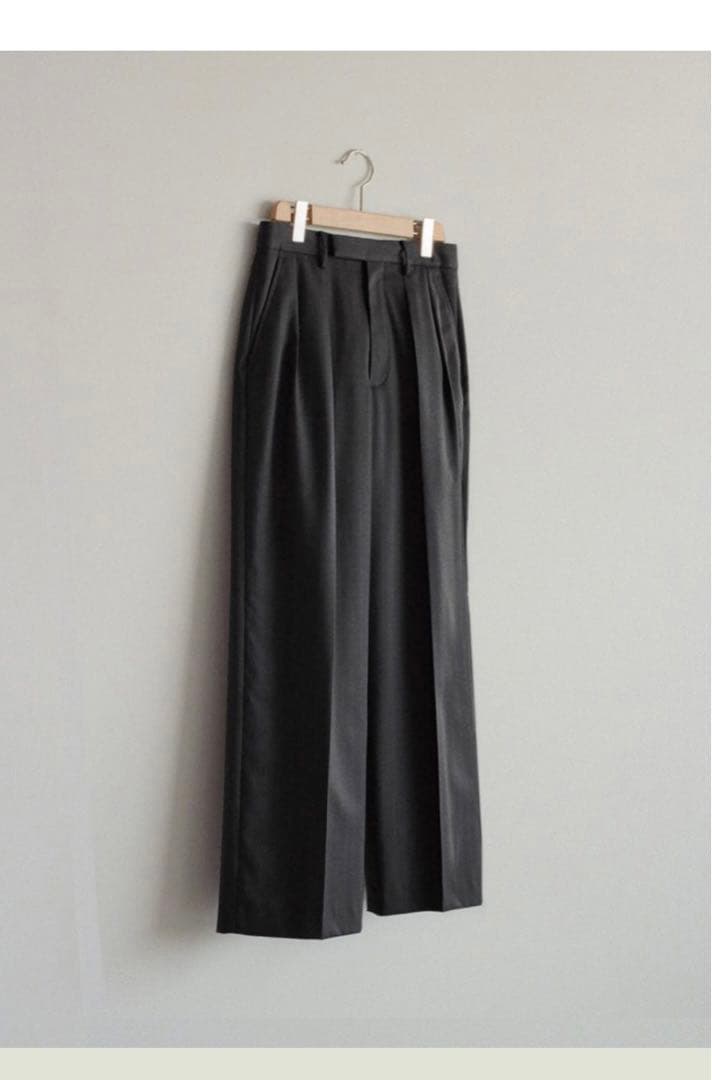 パンツ LIDNM/Wool Chalk Stripe Slacks