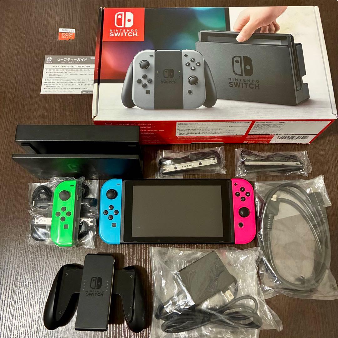 SDカード&新品Joy-Con付【Nintendo Switch 本体】