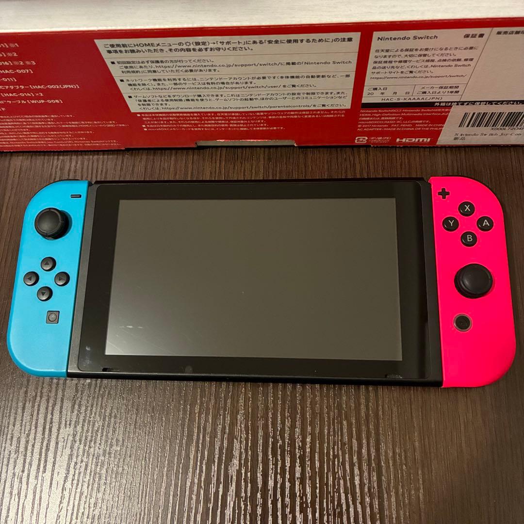 SDカード&新品Joy-Con付【Nintendo Switch 本体】