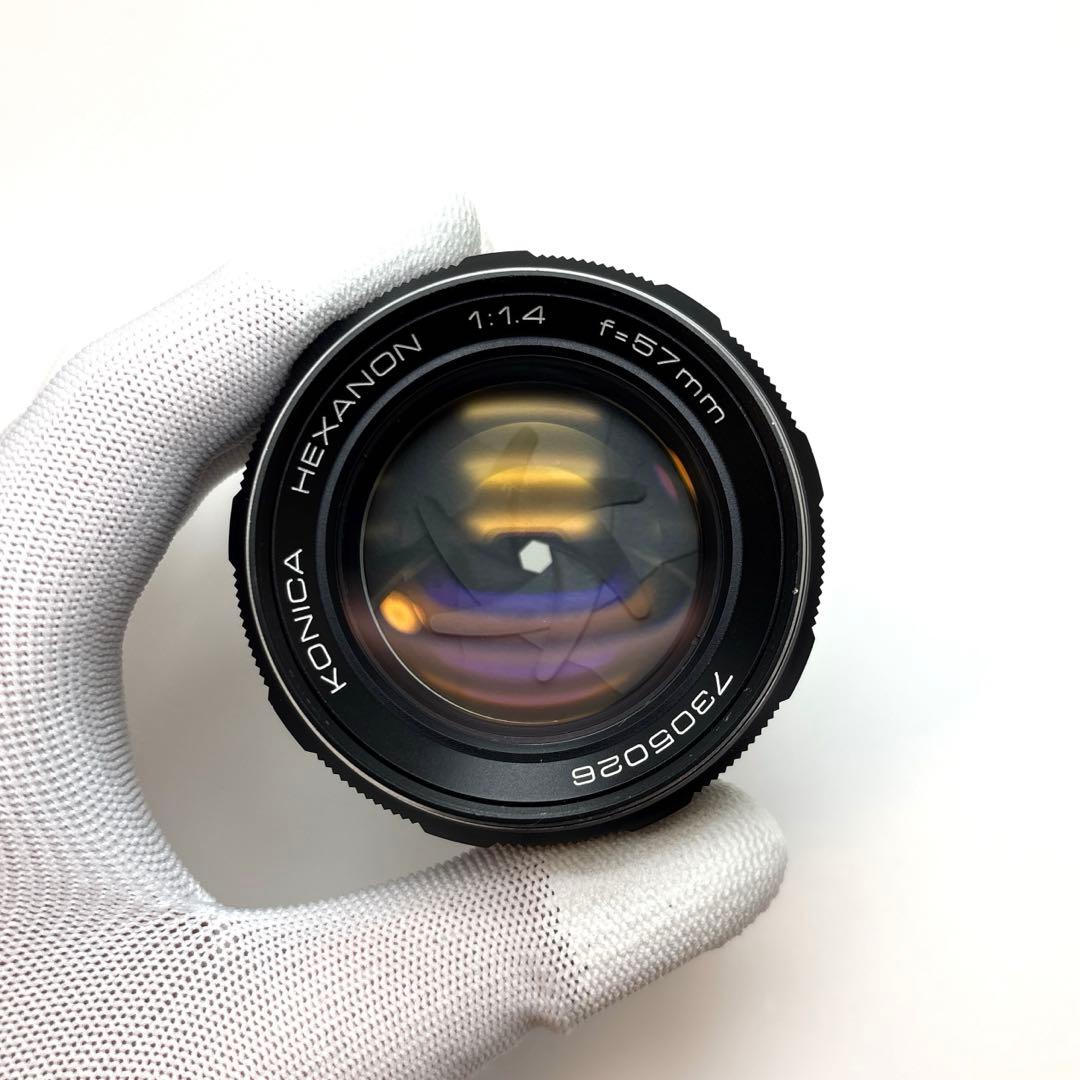 【美品】 Konica HEXANON 57mm f1.4