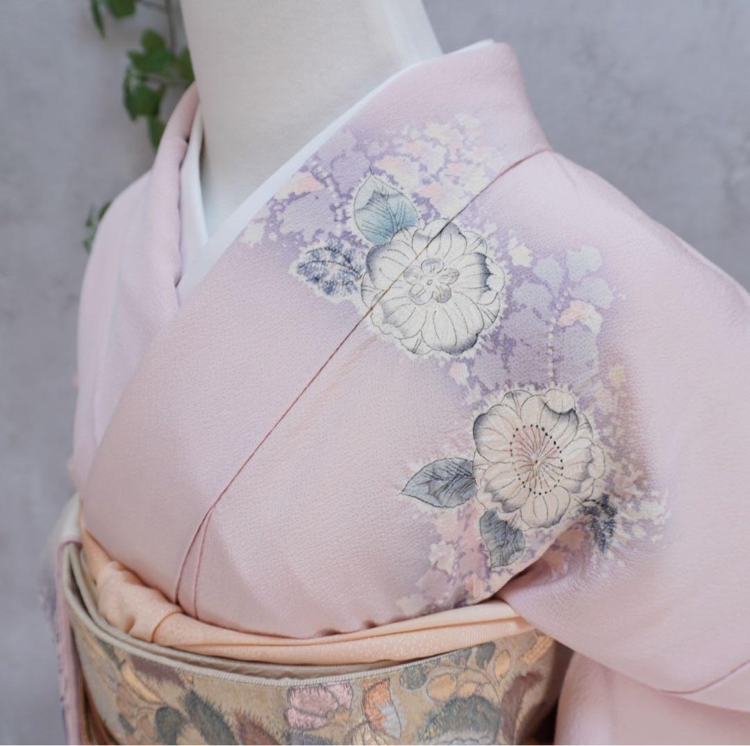 ⭐︎ まりか☆⭐︎訪問着フルセット【276▪︎】翠山工房 辻が花 正絹