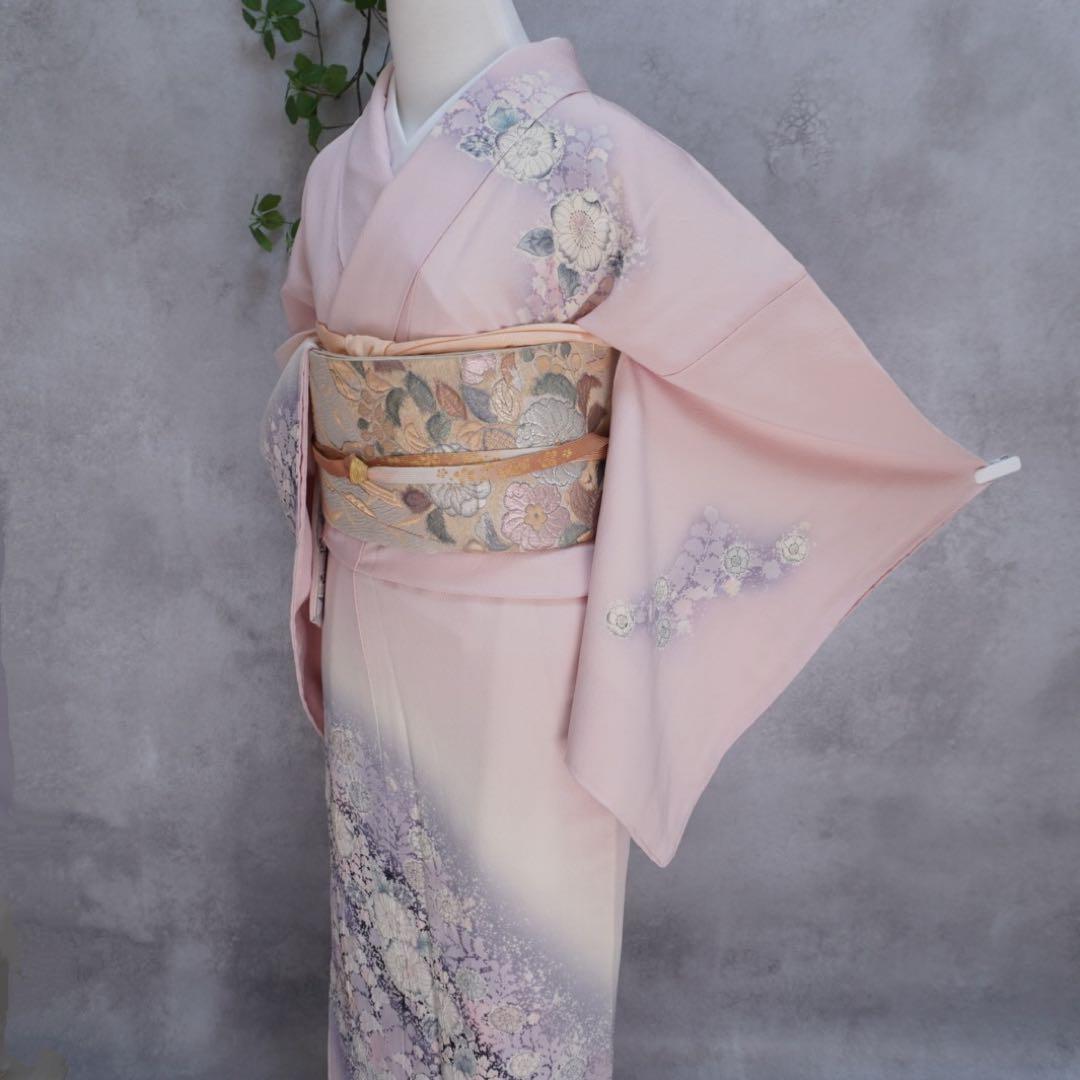 ⭐︎ まりか☆⭐︎訪問着フルセット【276▪︎】翠山工房 辻が花 正絹