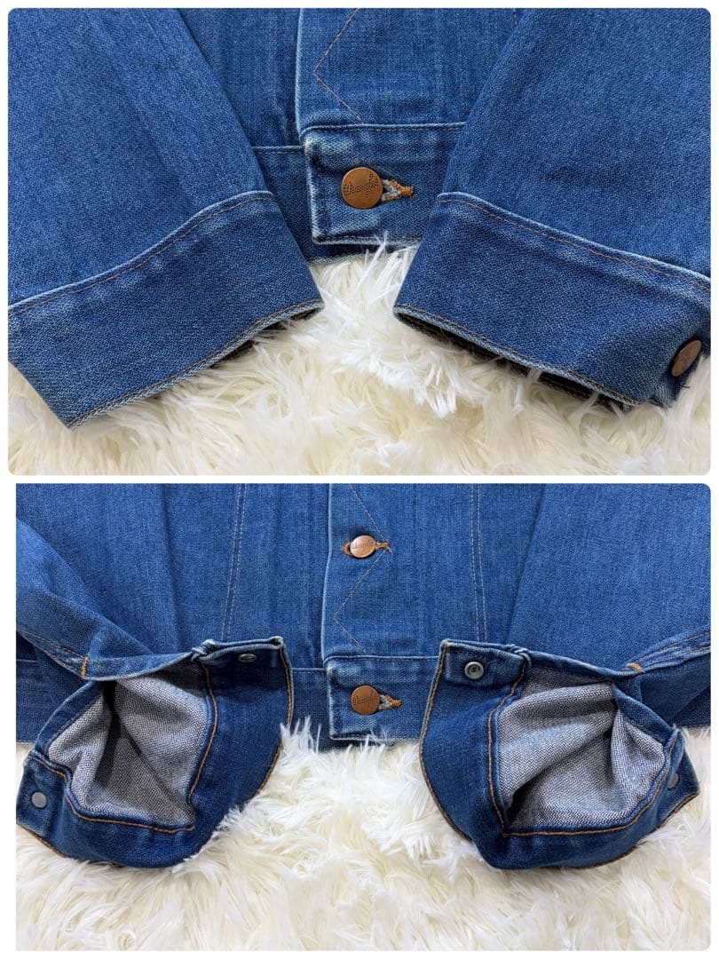 ラングラー 80s 74126NV デニムジャケット 三角黒タグ 40 L相当