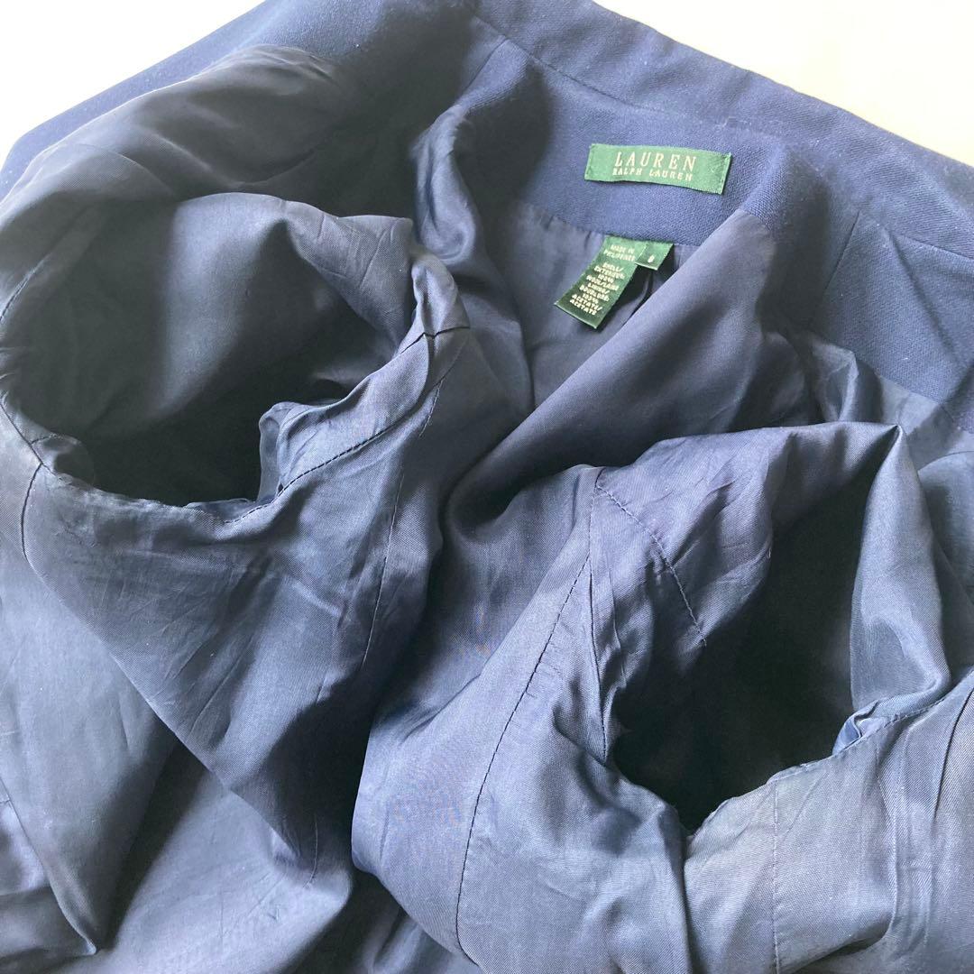 Ralph Lauren 銀ボタン テーラードジャケット ネイビー Lサイズ