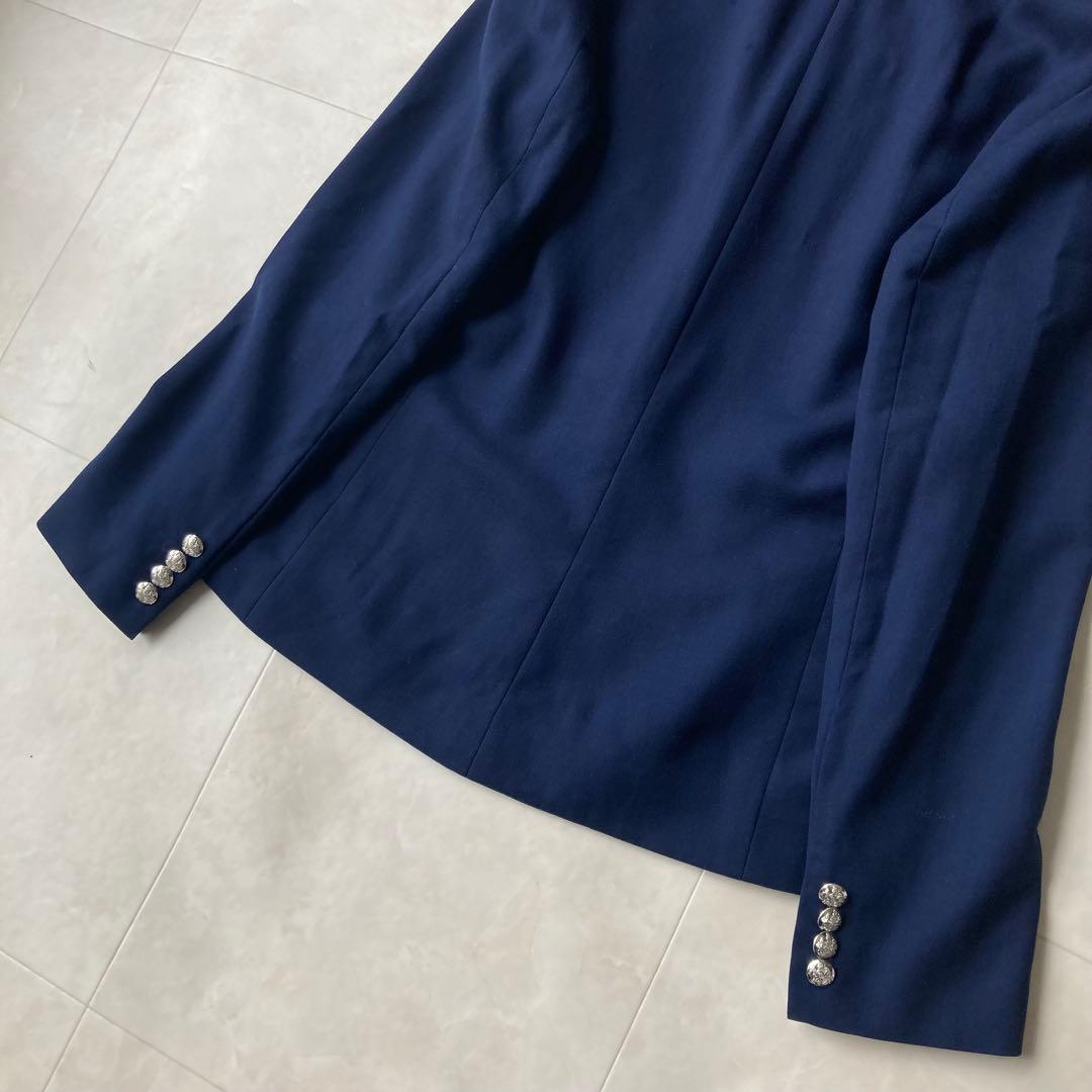 Ralph Lauren 銀ボタン テーラードジャケット ネイビー Lサイズ