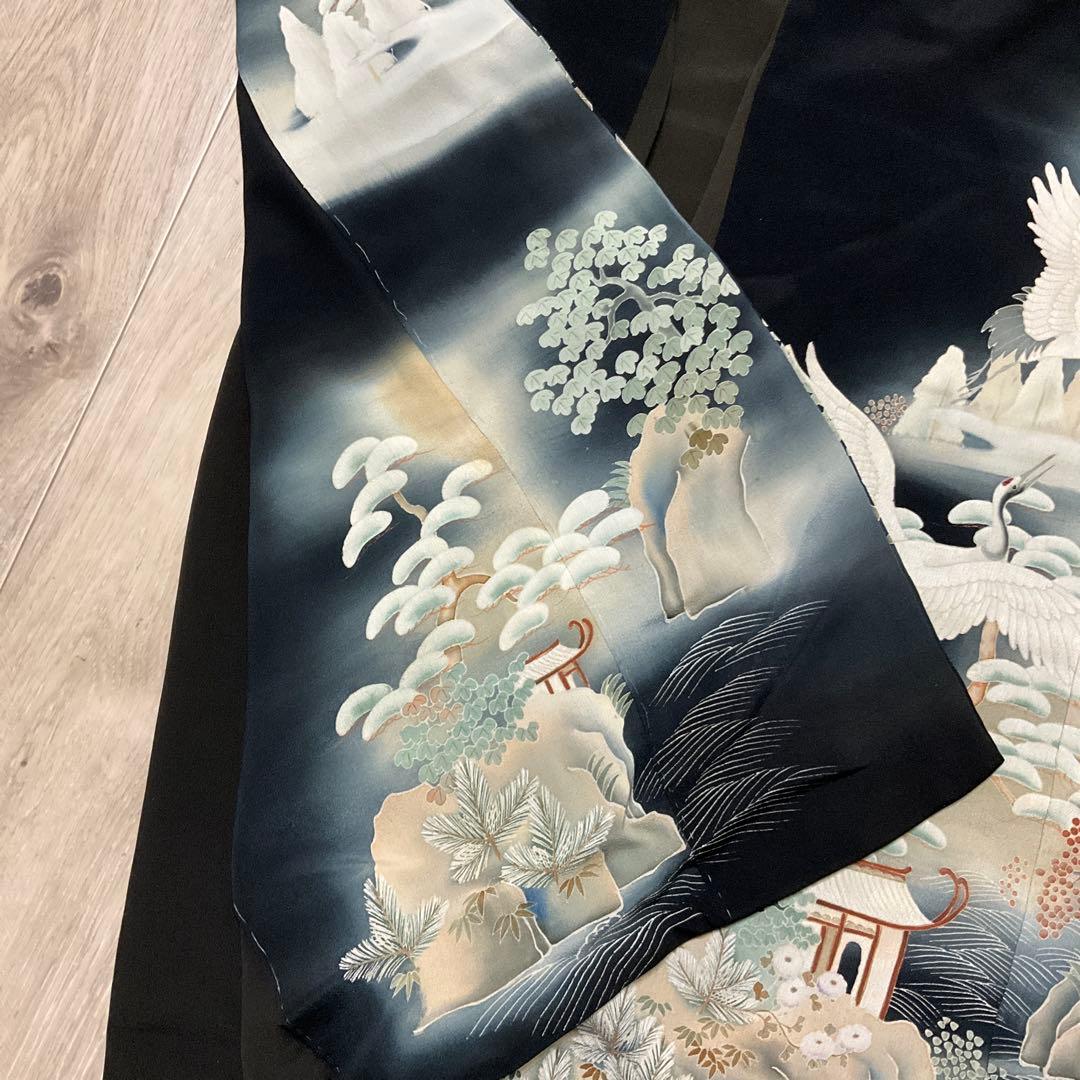 ＊*＊様 送料無料◆アンティーク留袖◆リメイク用◆錦紗縮緬◆5枚セット◆