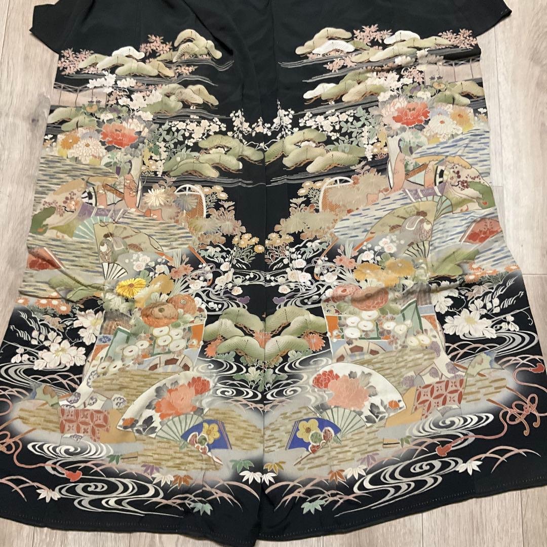 ＊*＊様 送料無料◆アンティーク留袖◆リメイク用◆錦紗縮緬◆5枚セット◆