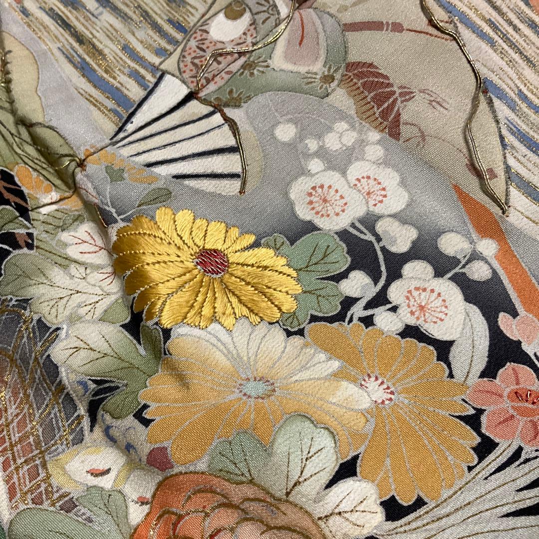 ＊*＊様 送料無料◆アンティーク留袖◆リメイク用◆錦紗縮緬◆5枚セット◆