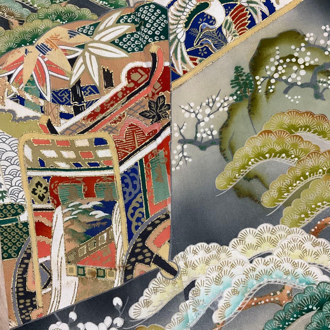 ＊*＊様 送料無料◆アンティーク留袖◆リメイク用◆錦紗縮緬◆5枚セット◆