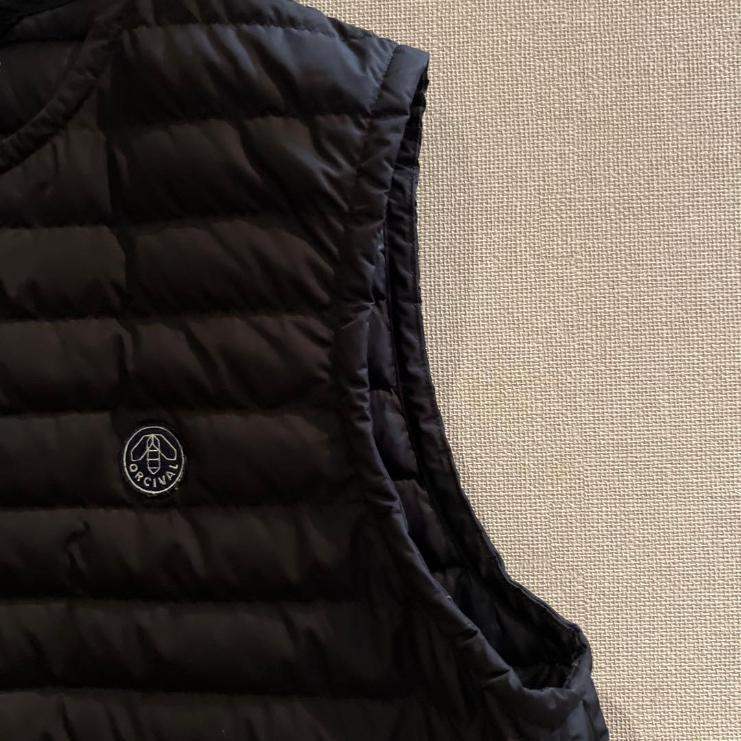 ★Orcival インナーダウンベスト ブラックサイズ2