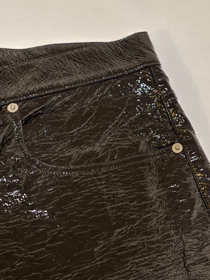 新品未使用タグ付 ディーゼル 現行 コーティング加工パンツ 大きいサイズ W36