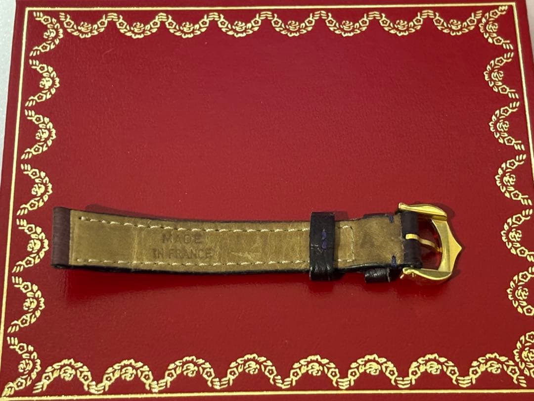 カルティエ　タンクアメリカン用　尾錠側のみ　尾錠付き　純正品　尾錠だけでも使用可