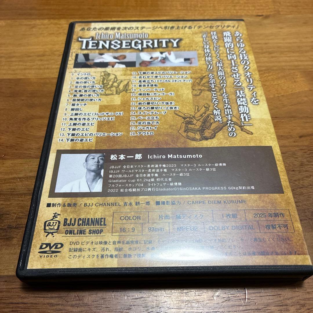 【柔術DVD】松本一郎 TENSEGRITY