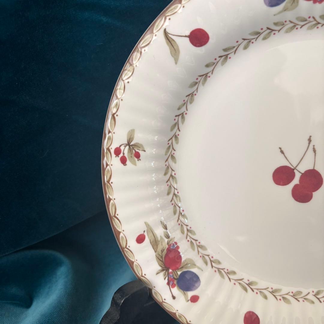 Noritakeクラフトーン チェリータイムプレート５枚セット　美品