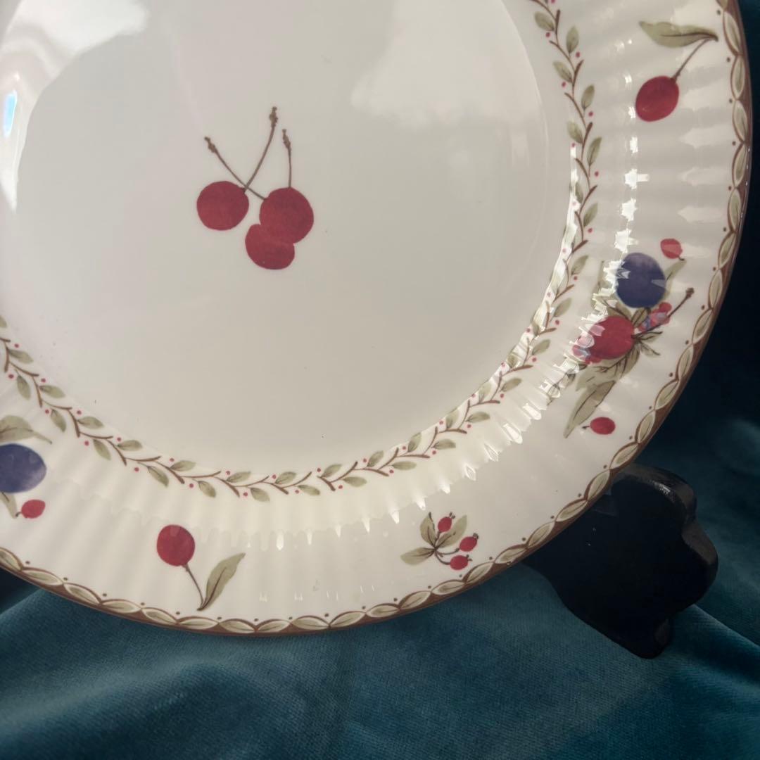 Noritakeクラフトーン チェリータイムプレート５枚セット　美品