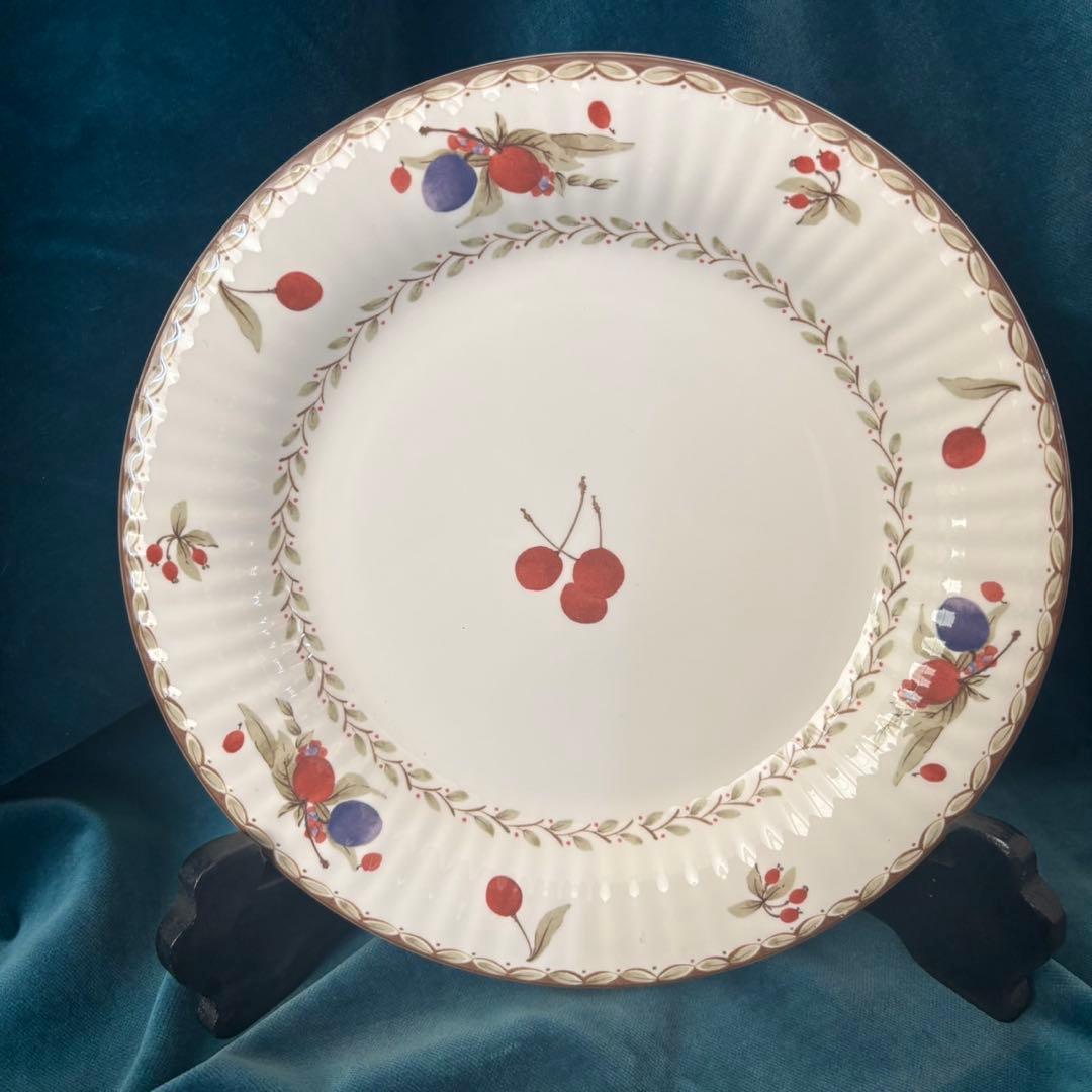 Noritakeクラフトーン チェリータイムプレート５枚セット　美品