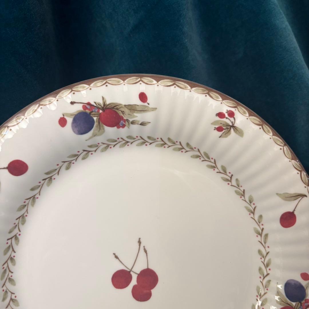 Noritakeクラフトーン チェリータイムプレート５枚セット　美品
