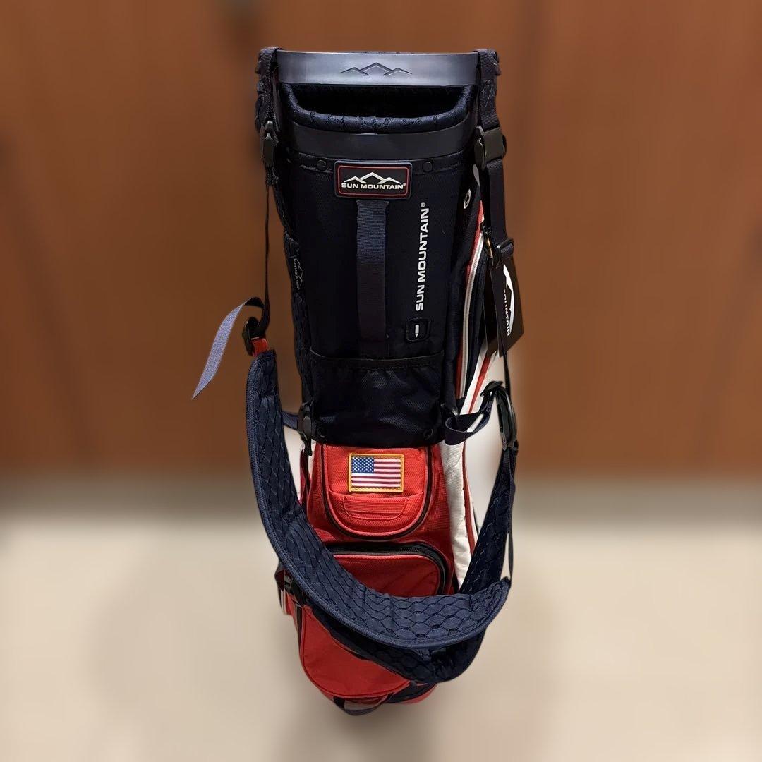【新品】SUN MOUNTAIN スタンドキャディバッグE-3.5 星条旗