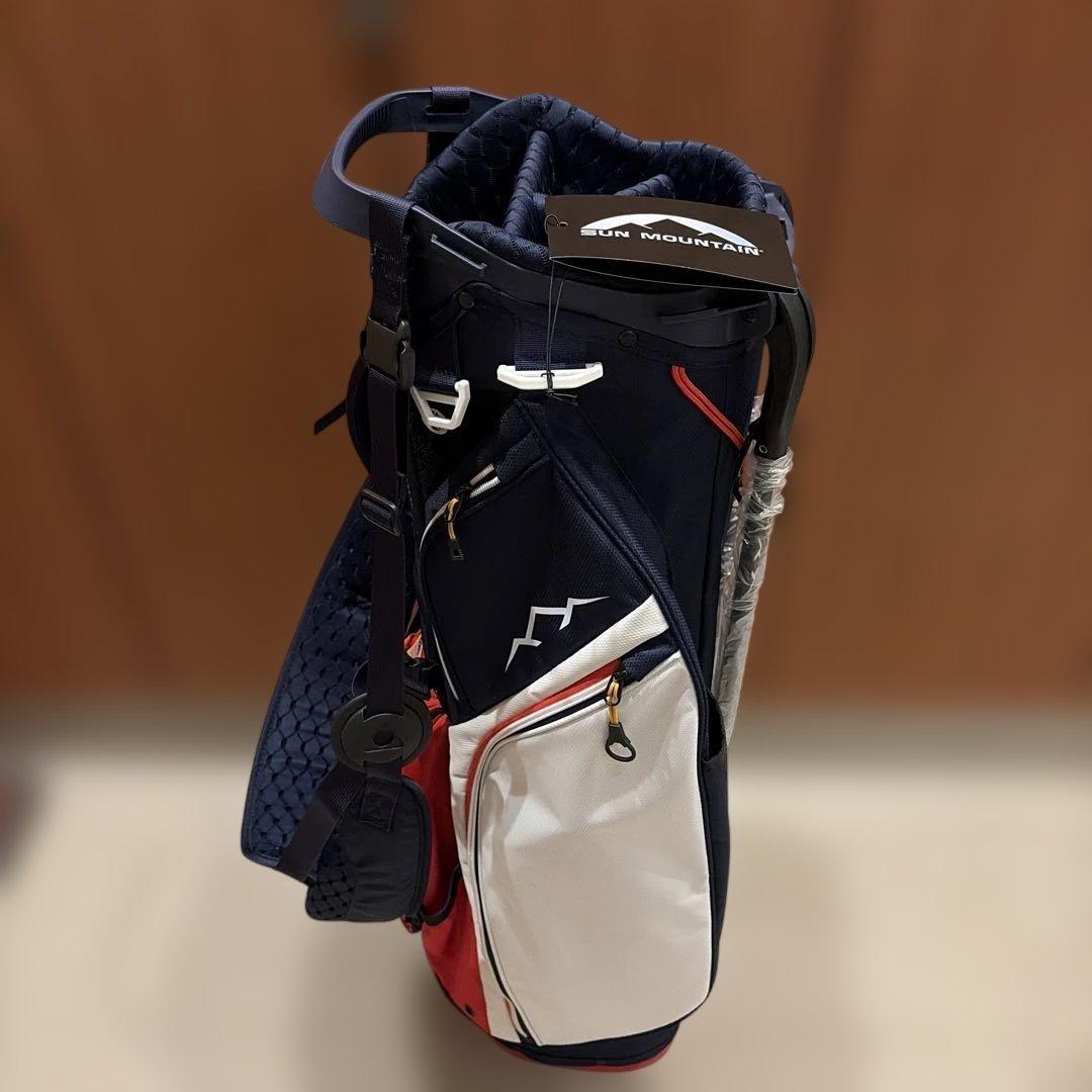 【新品】SUN MOUNTAIN スタンドキャディバッグE-3.5 星条旗