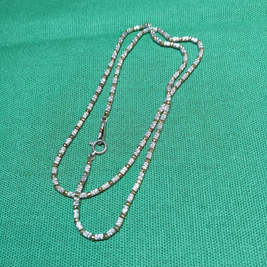 K18ネックレス　ホワイトゴールド　希少デザイン