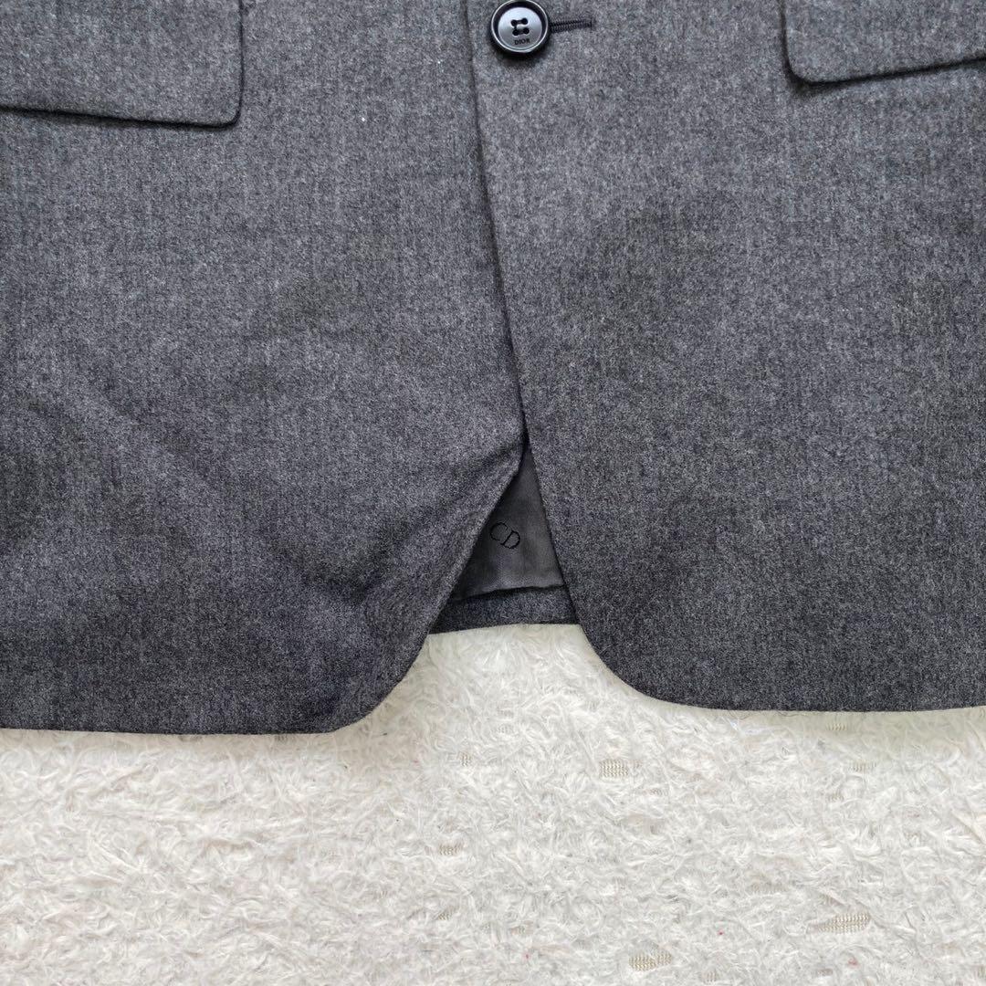 Christian Dior カシミアセットアップ スーツ チャコール 46