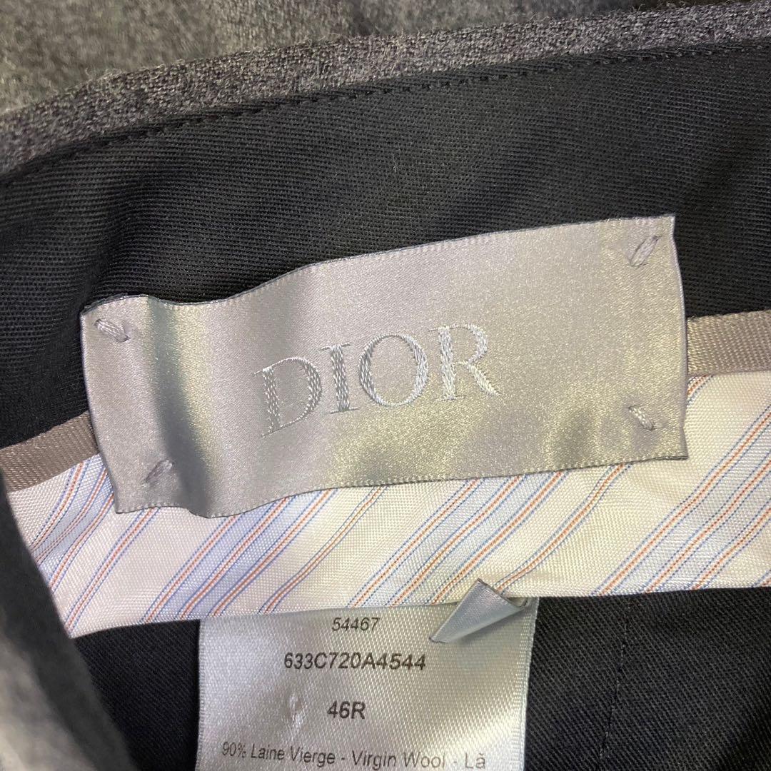 Christian Dior カシミアセットアップ スーツ チャコール 46