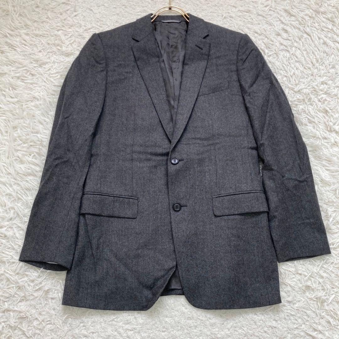 Christian Dior カシミアセットアップ スーツ チャコール 46