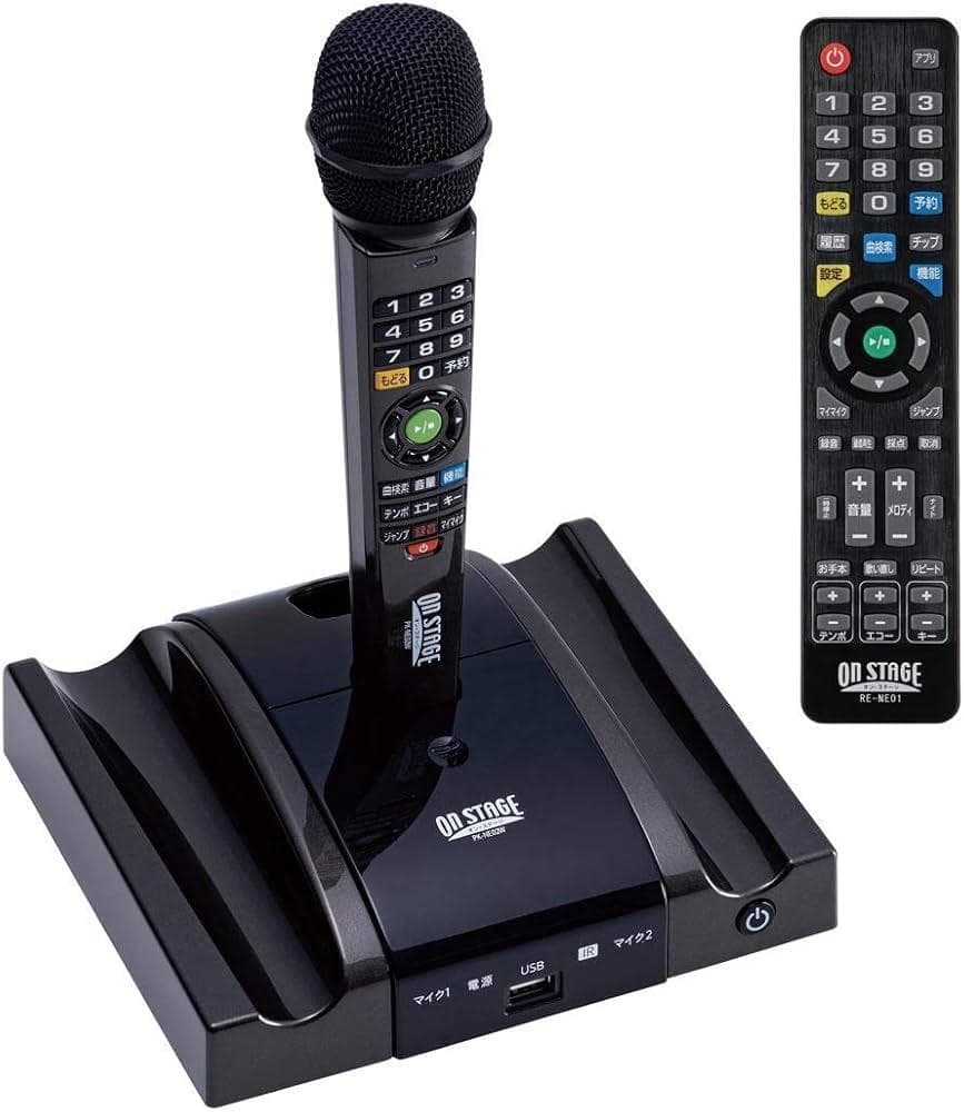 未使用 オンステージ パーソナルカラオケ PK-NE02W グレー ワイヤレス