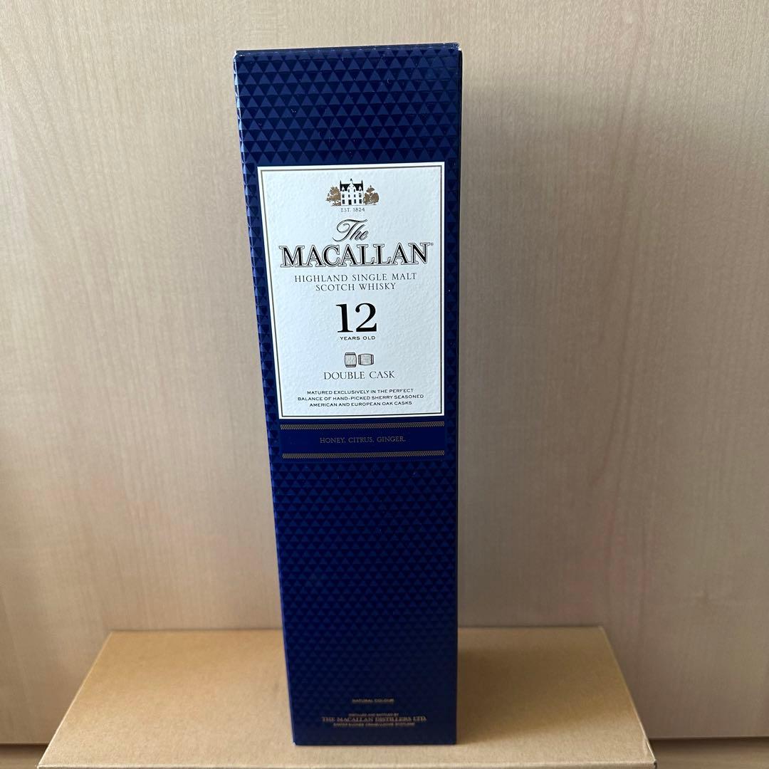 ウイスキー ザ・マッカラン12年　ダブルカスク 新品箱入り
