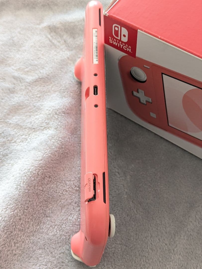 Nintendo Switch Lite コーラル ピンク 本体 箱付 画面保護