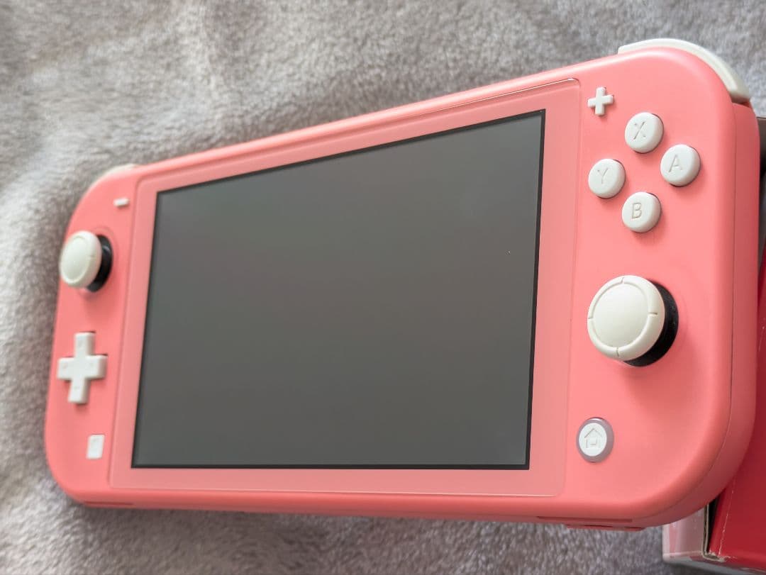 Nintendo Switch Lite コーラル ピンク 本体 箱付 画面保護