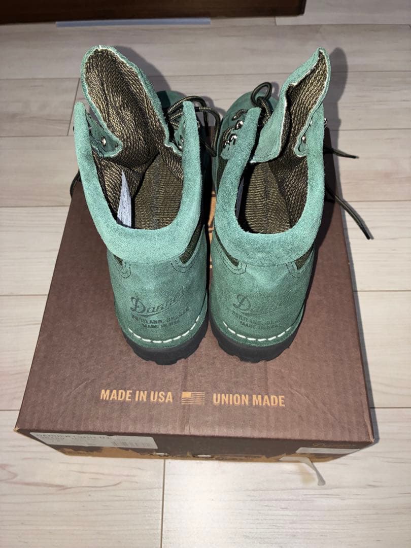 tsuri ok　Danner Light UJI 緑 スエードブーツ