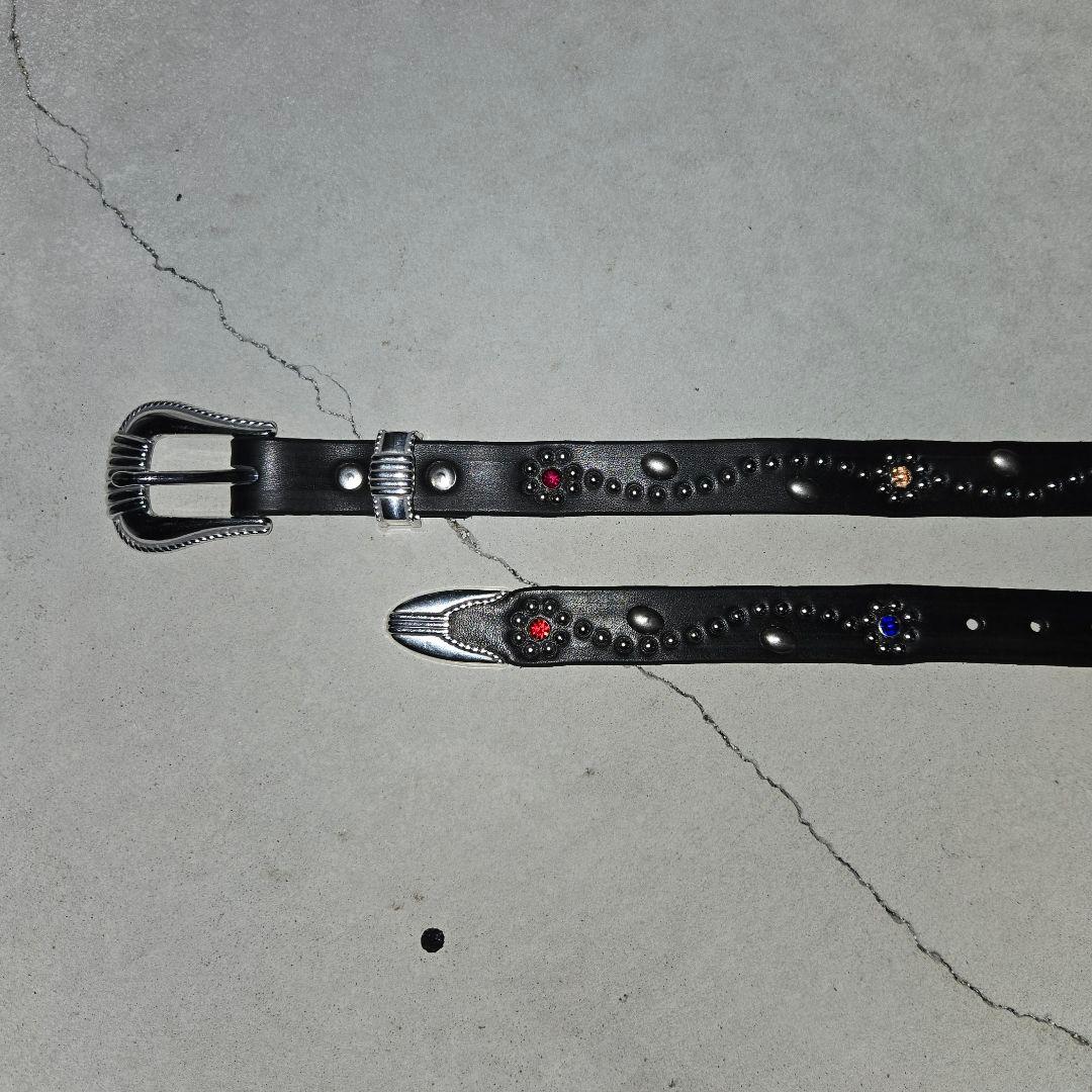 tomoyoppy　レザー　ベルト　ハンドメイド