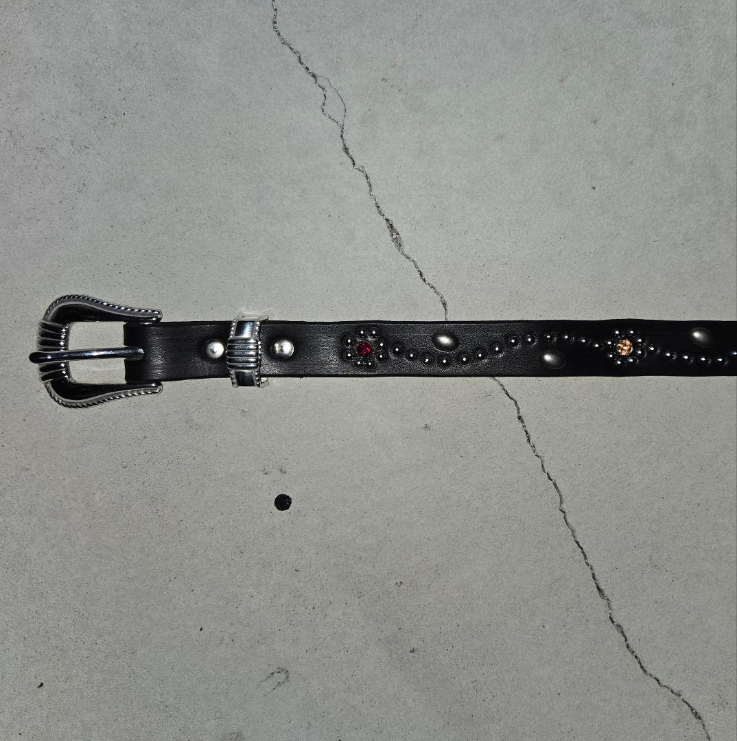 tomoyoppy　レザー　ベルト　ハンドメイド