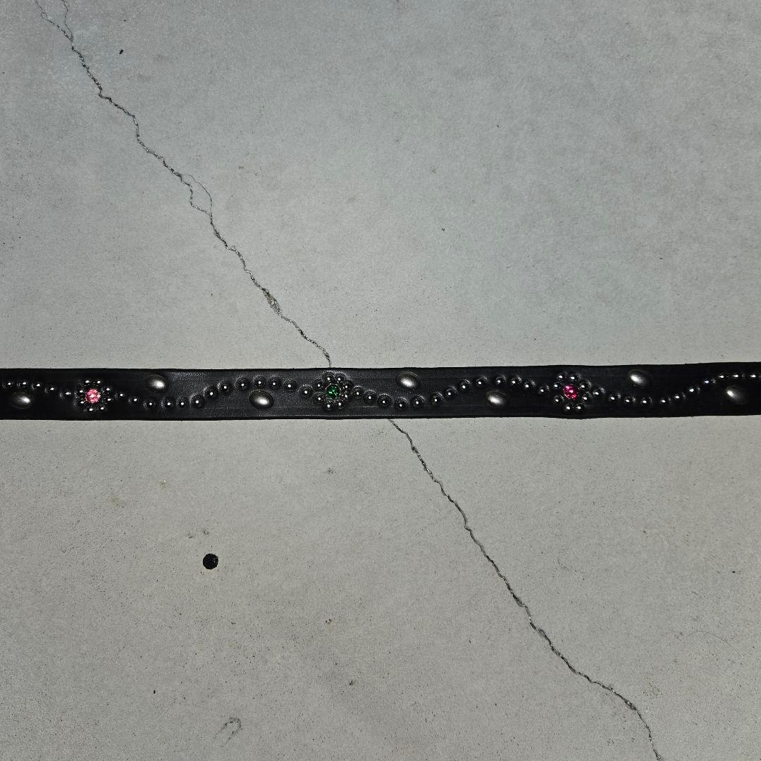 tomoyoppy　レザー　ベルト　ハンドメイド