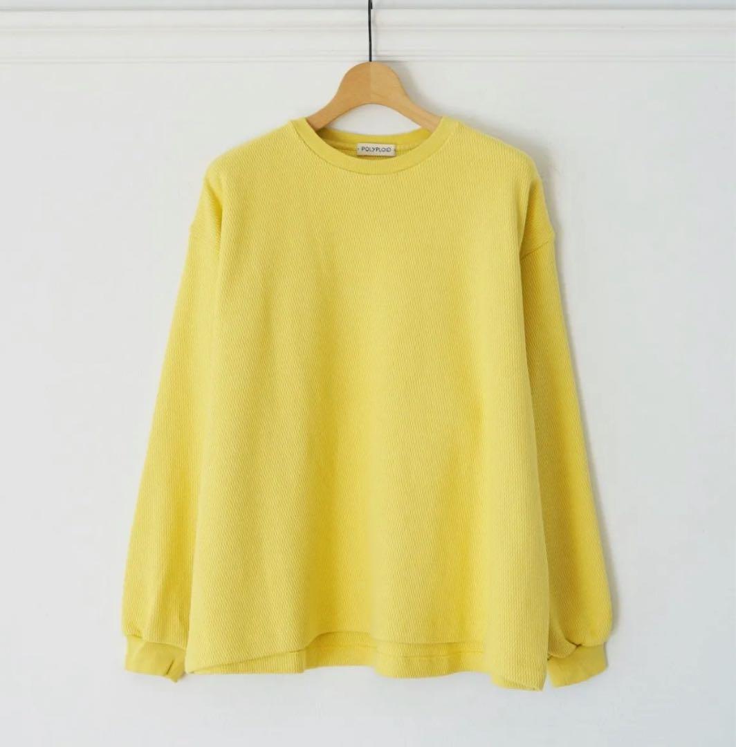 (美品)POLYPLOID ポリプロイド イエロー ロングスリーブ