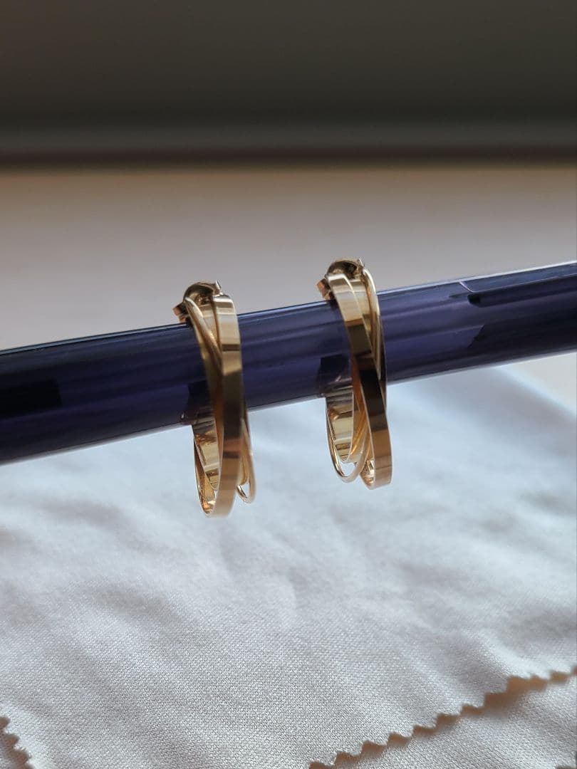 ココシュニック　10金　フープピアス