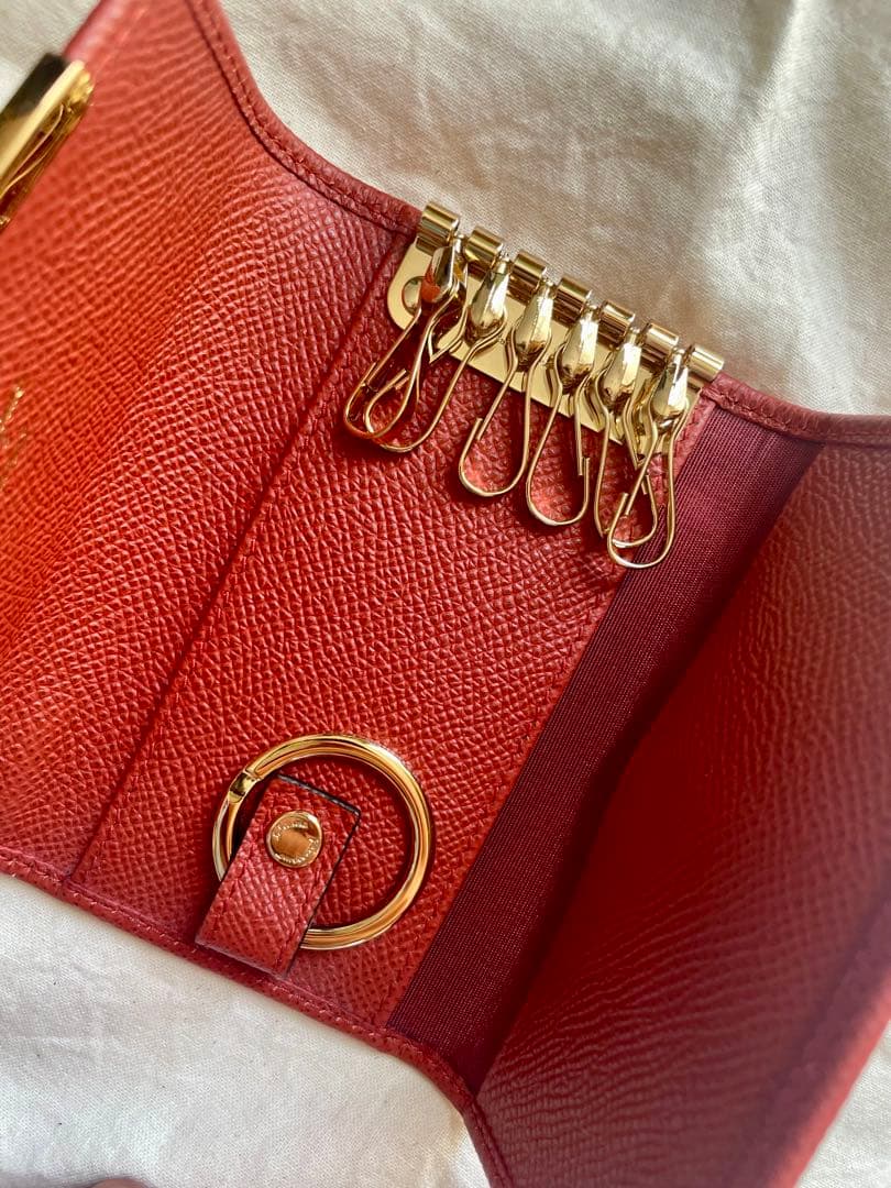 【新品未使用】Salvatore Ferragamo レザーキーケース