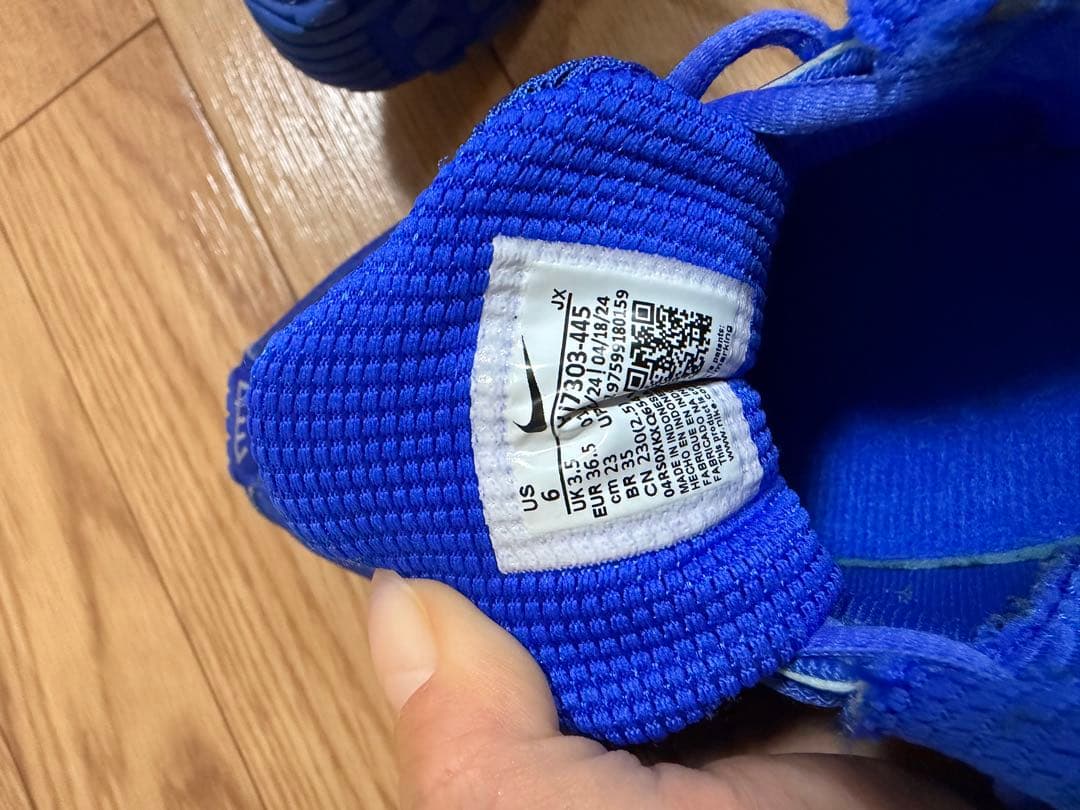 靴 NIKE SHOX Racer blue 23cm