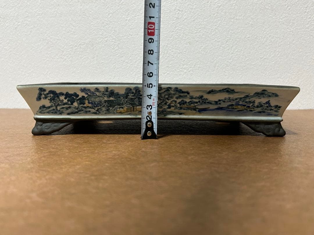 陶翠　絵鉢　盆栽鉢　小品盆栽　山野草