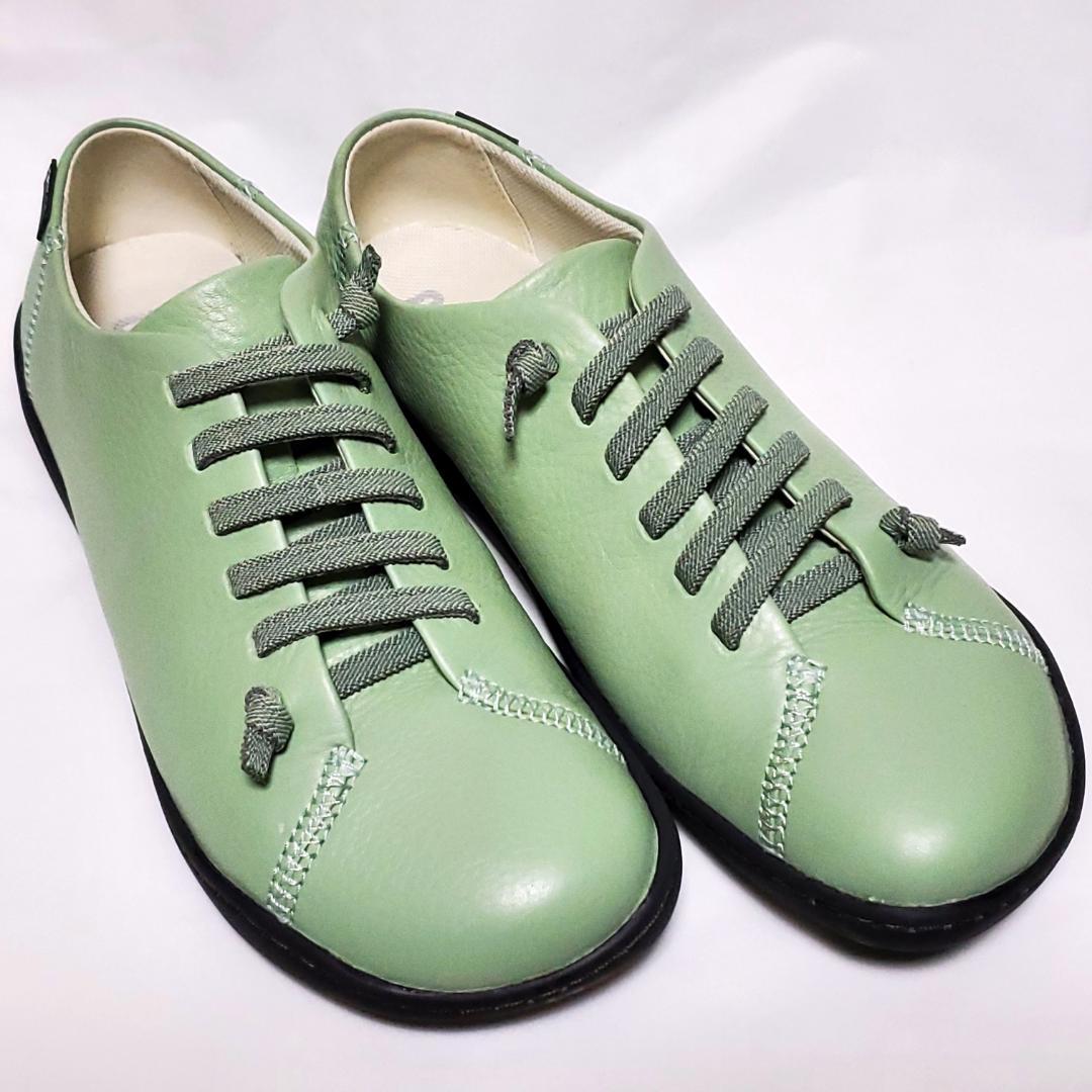 【未使用級】カンペール　ペウカミ　グリーン　38　24cm