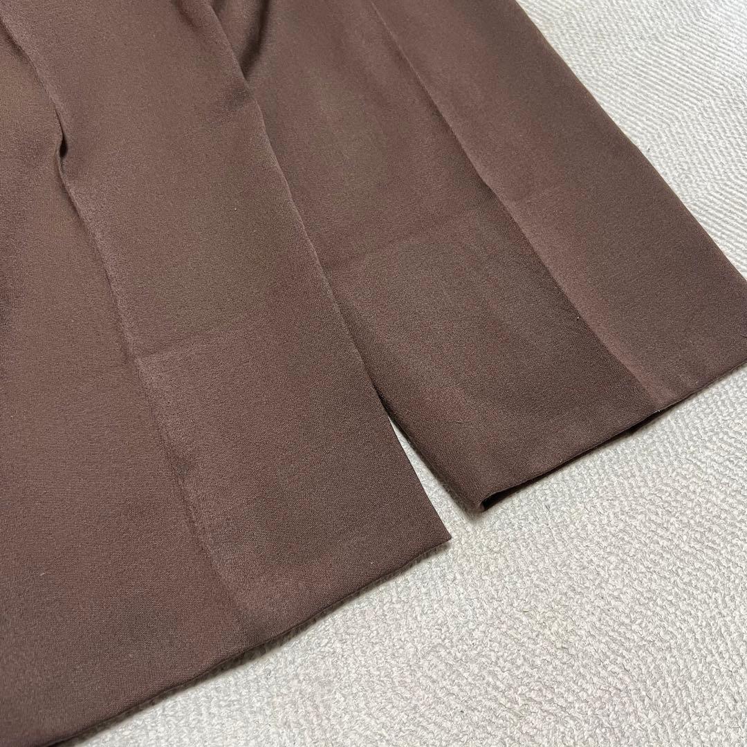 ダブル レトロ カラー スーツ セットアップ ブラウン L 菅田将暉