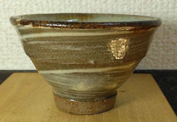 人間国宝 金城次郎 ぐい呑 栞 共箱 美品 やちむん 壺屋焼 壷屋焼