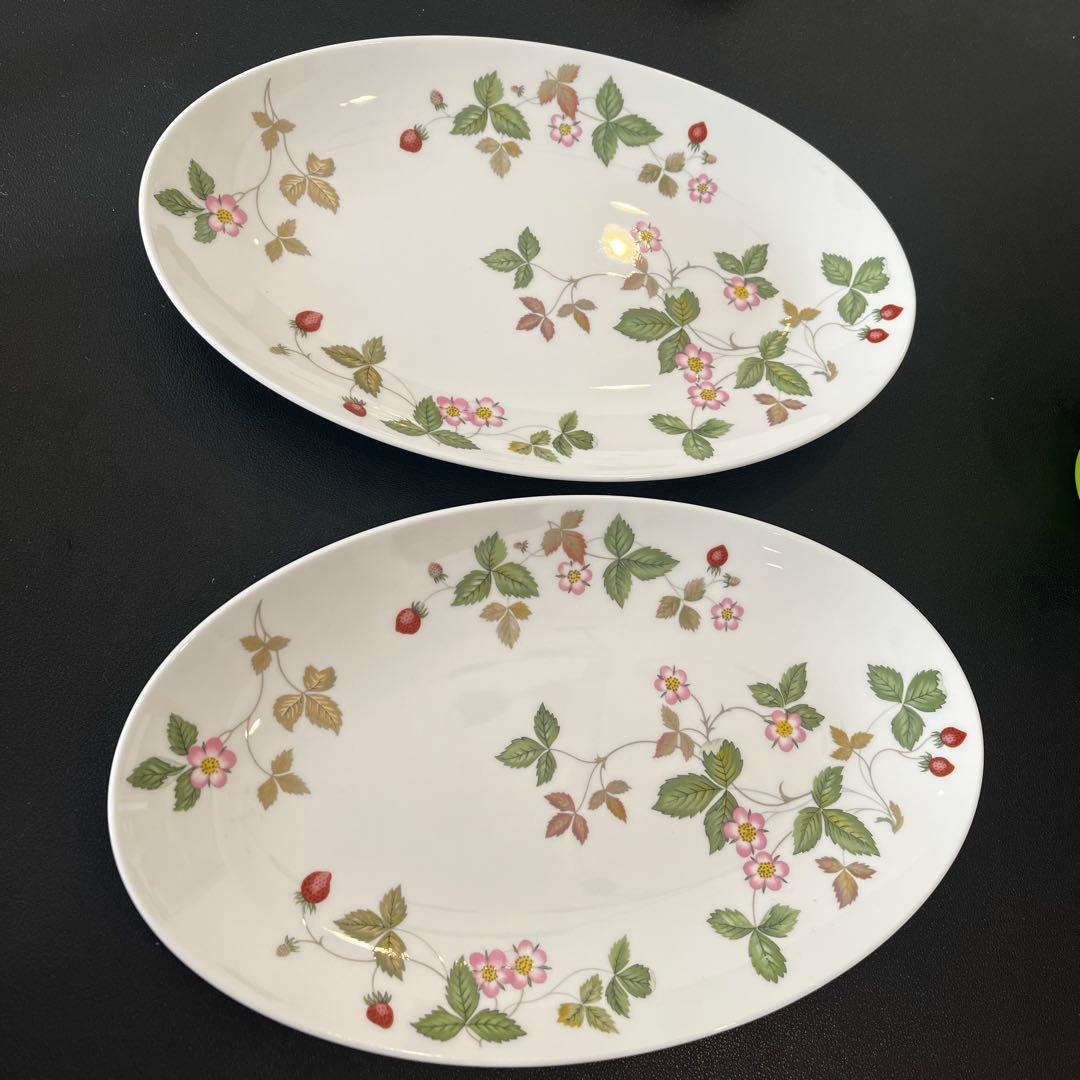  Wild Strawberry 26センチ皿 2枚セット