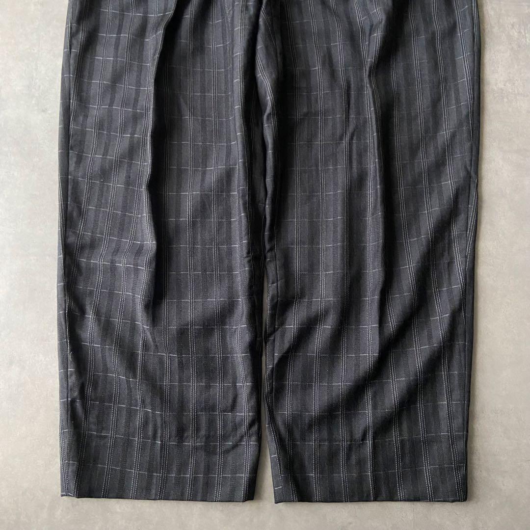 【希少】GIANNI VERSACE ダブルセットアップスーツ チェックAW98