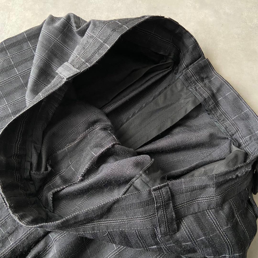 【希少】GIANNI VERSACE ダブルセットアップスーツ チェックAW98