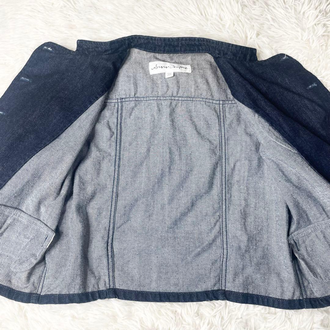 【極美品】si-si-si Comfort ダブル デニムジャケット M