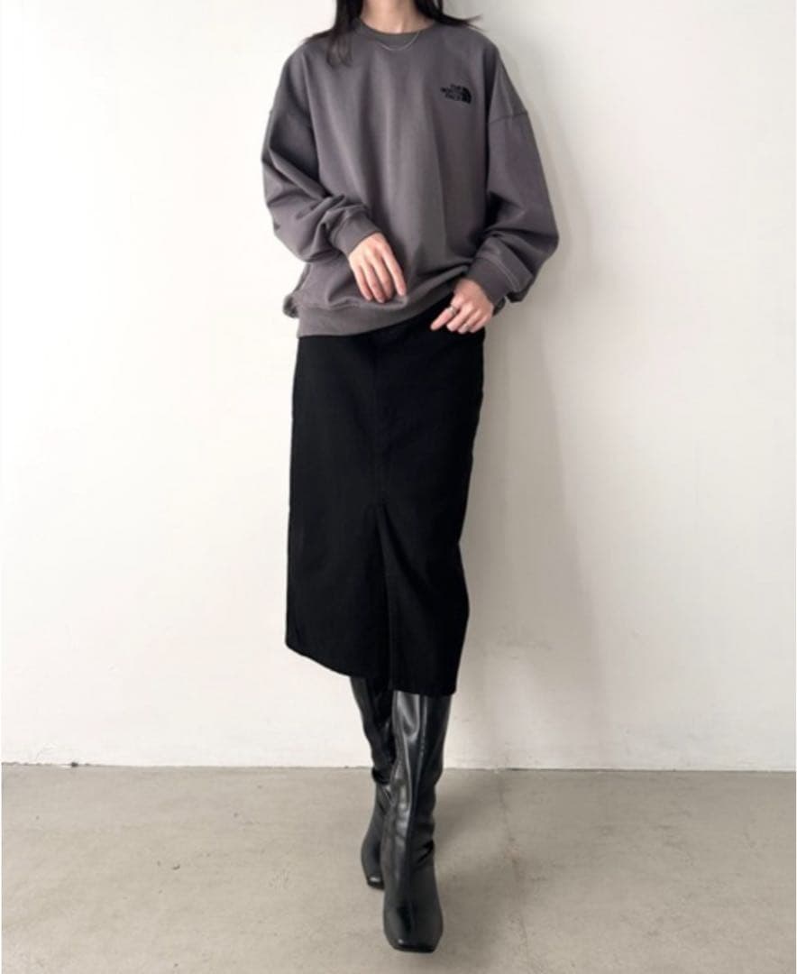 男女兼用 THE NORTH FACE ホワイトレーベル スウェット グレー M